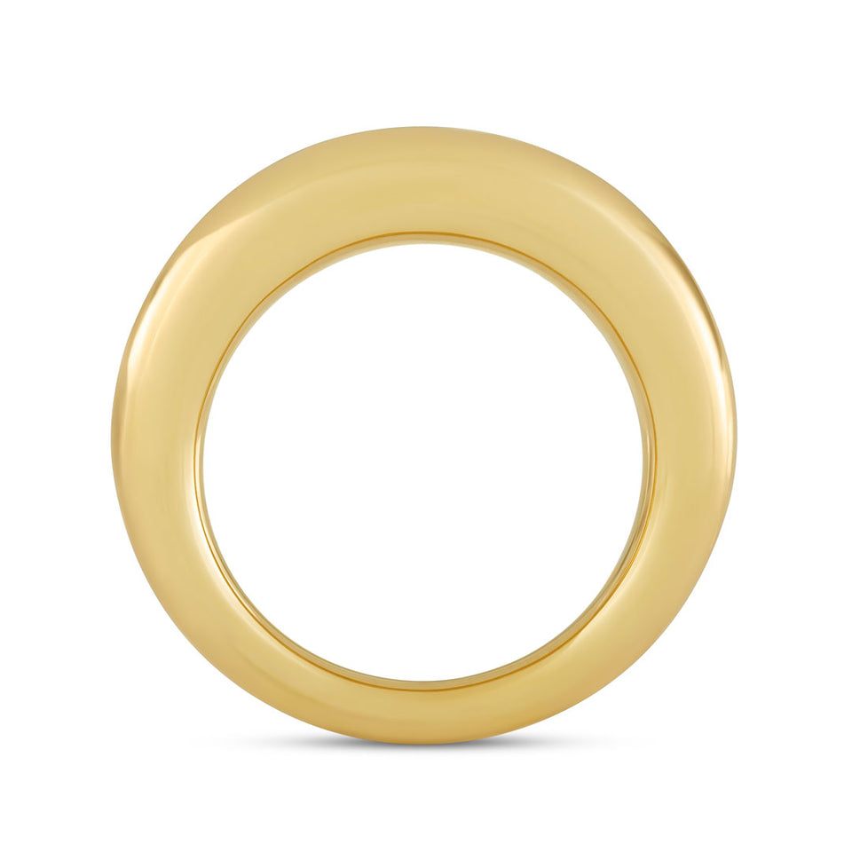 18ct Yellow Gold Domed Ring