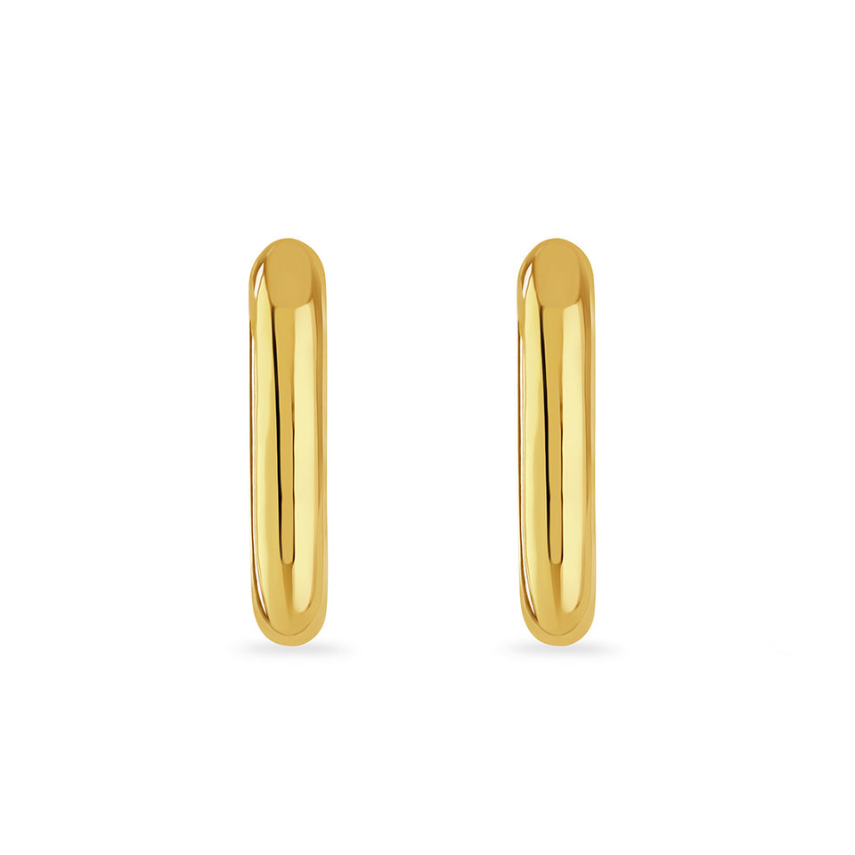 Giallo 18ct Yellow Gold Hoop Earrings at David M Robinson