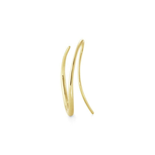 Offspring Yellow Gold Double Earhoops