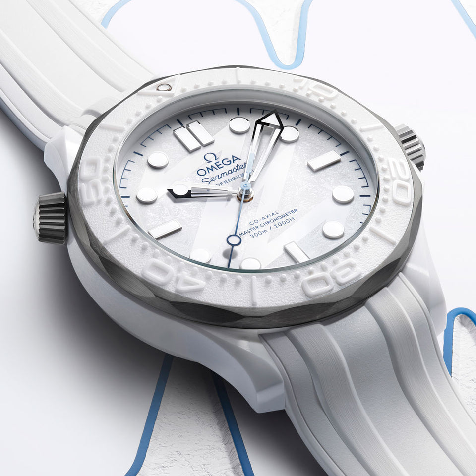 OMEGA Seamaster Diver 300M Milano Cortina 2026 Watch at DMR and the OMEGA Boutique Liverpool