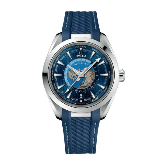 OMEGA Seamaster Aqua Terra 150m Co-Axial Master Chronometer 43mm Watch O22012432203001 at DMR and the OMEGA Boutique Liverpool