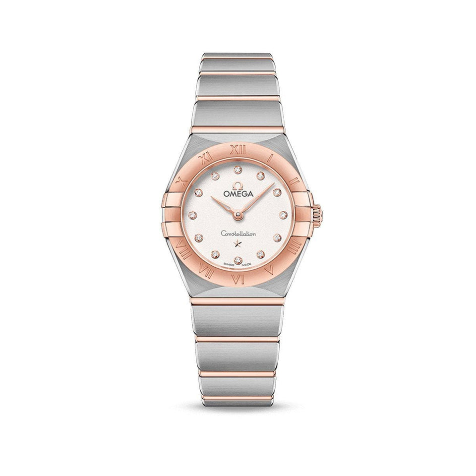 OMEGA Constellation Quartz Steel Sedna&trade; Gold 25mm Watch