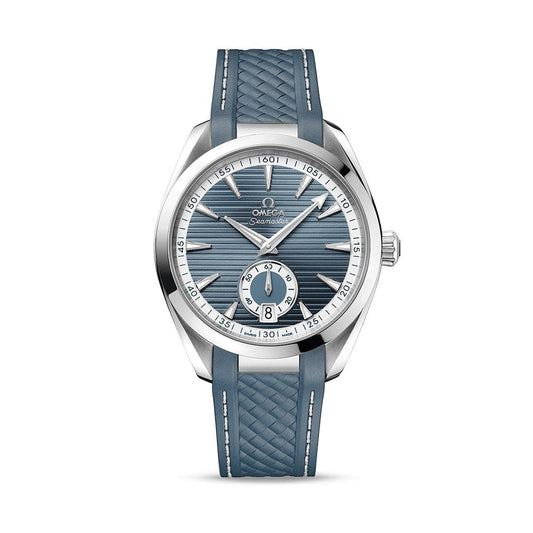 OMEGA Seamaster Aqua Terra 150M Steel Chronometer 41mm Watch O22012412103005 at DMR and the OMEGA Boutique Liverpool