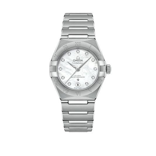 OMEGA Constellation Co-Axial Master Chronometer 29mm Watch O13110292055001 at DMR and the OMEGA Boutique Liverpool