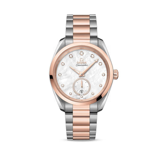 OMEGA Seamaster Aqua Terra Steel Sedna™ Gold 38mm Watch at DMR and the OMEGA Boutique Liverpool