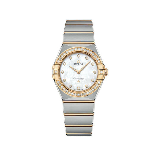 OMEGA Constellation Quartz 28mm Watch O13125286055002 at DMR and the OMEGA Boutique Liverpool