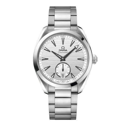 OMEGA Seamaster Aqua Terra 150M Co-Axial Master Chronometer 41mm Watch O22010412102002 at DMR and the OMEGA Boutique Liverpool