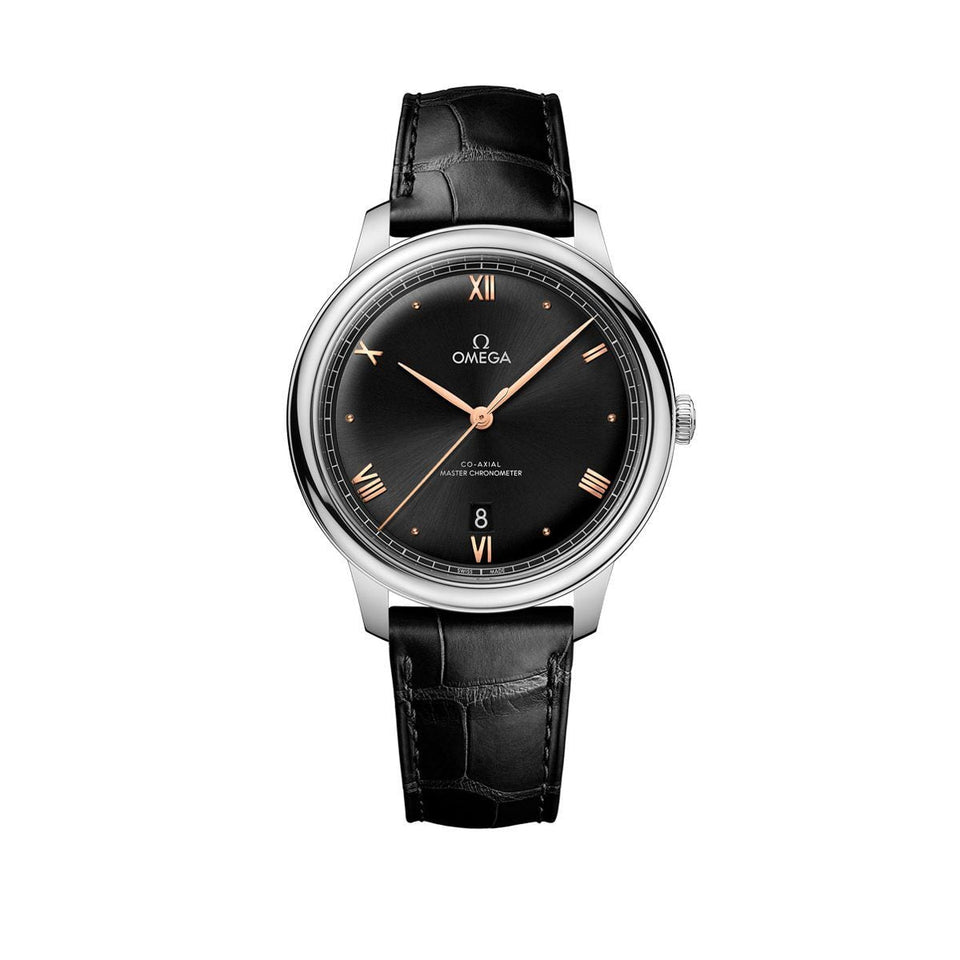 OMEGA De Ville Prestige Steel Chronometer 40mm Watch O43413402001001 at DMR and the OMEGA Boutique Liverpool