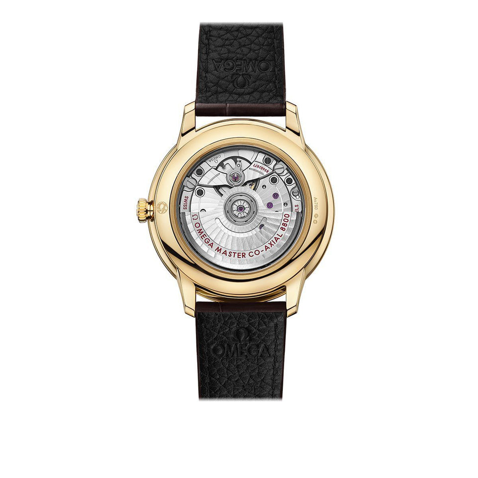 OMEGA De Ville Prestige Yellow Gold Chronometer 40mm Watch O43453402002002 at DMR and the OMEGA Boutique Liverpool
