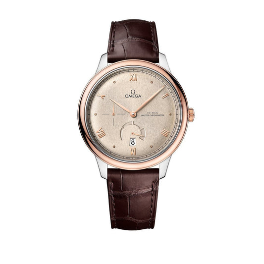 OMEGA De Ville Prestige Steel Sedna&trade; Gold Chronometer 41mm Watch O43423412109001 at DMR and the OMEGA Boutique Liverpool