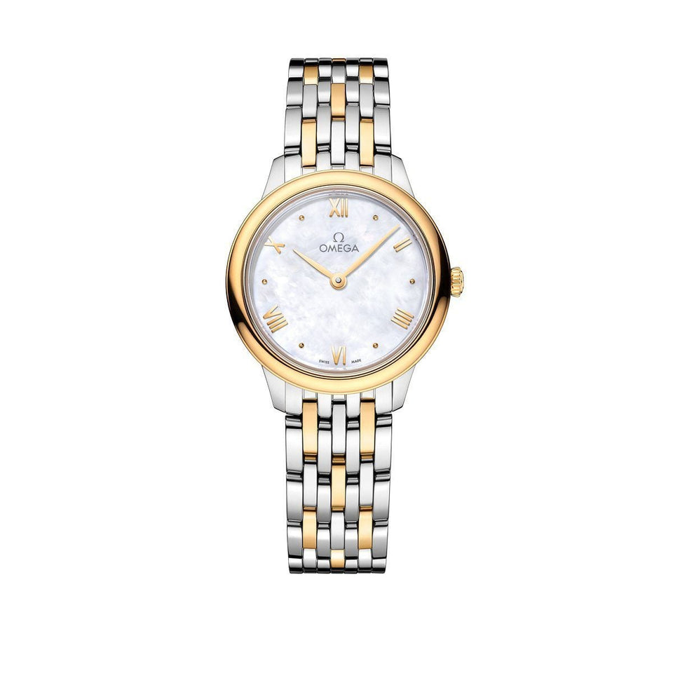 OMEGA De Ville Prestige Quartz 27.5mm Watch O43420286005001 at DMR and the OMEGA Boutique Liverpool