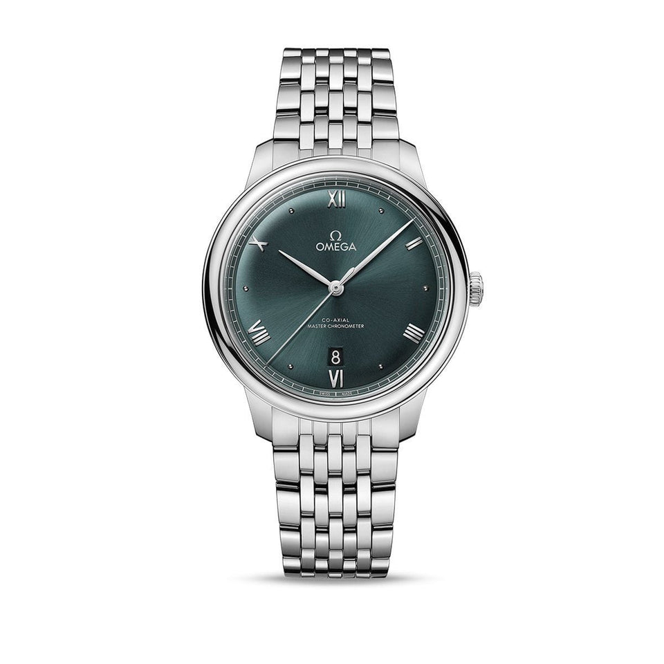 OMEGA De Ville Prestige Steel Chronometer 40mm Watch O43410402010001 at DMR and the OMEGA Boutique Liverpool