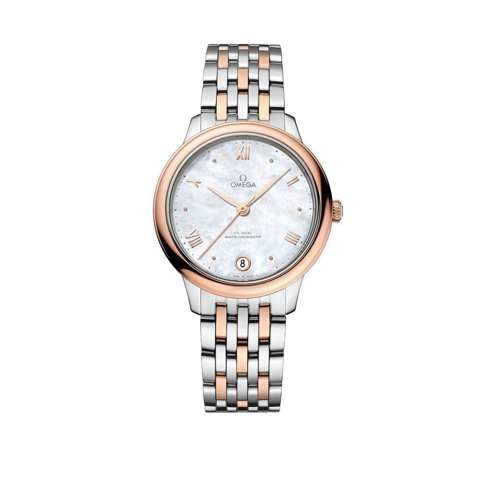 OMEGA De Ville Prestige Master Chronometer 34mm Watch O43420342005001 at DMR and the OMEGA Boutique Liverpool