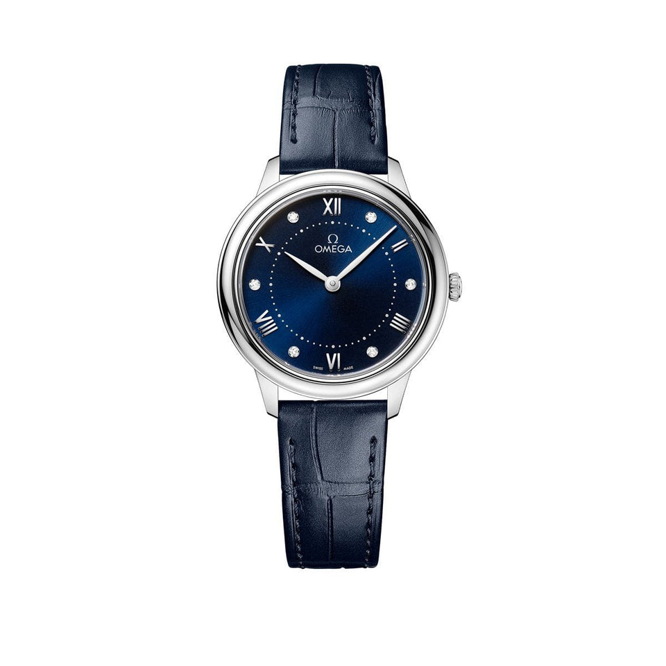 OMEGA De Ville Prestige Steel Quartz 30mm Watch O43413306053001 at DMR and the OMEGA Boutique Liverpool