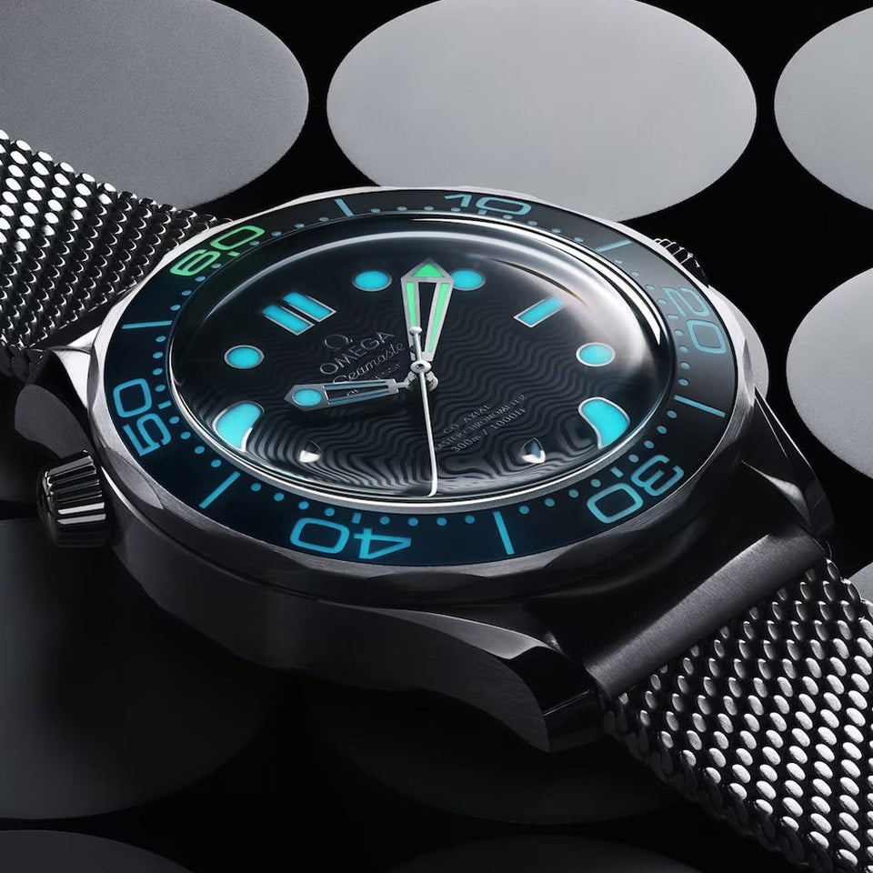 OMEGA Seamaster Diver 300M James Bond 60th Anniversary Watch at DMR and the OMEGA Boutique Liverpool