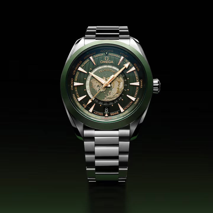 OMEGA Seamaster Aqua Terra Worldtimer 43mm Watch at DMR and the OMEGA Boutique Liverpool