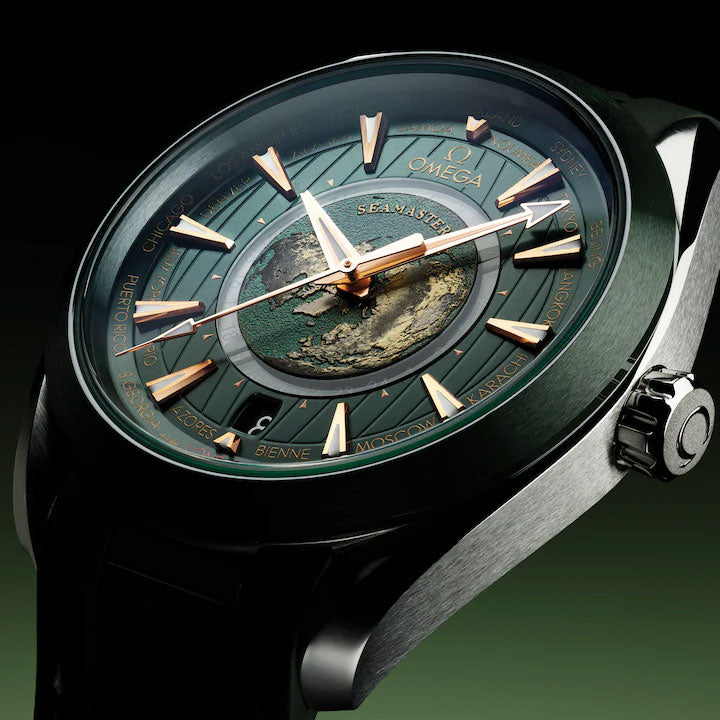 OMEGA Seamaster Aqua Terra Worldtimer 43mm Watch at DMR and the OMEGA Boutique Liverpool