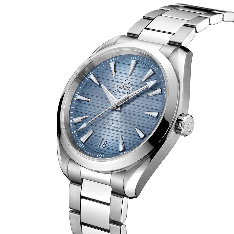 OMEGA Seamaster Aqua Terra 150m Co-Axial Master Chronometer 41mm Watch at DMR and the OMEGA Boutique Liverpool