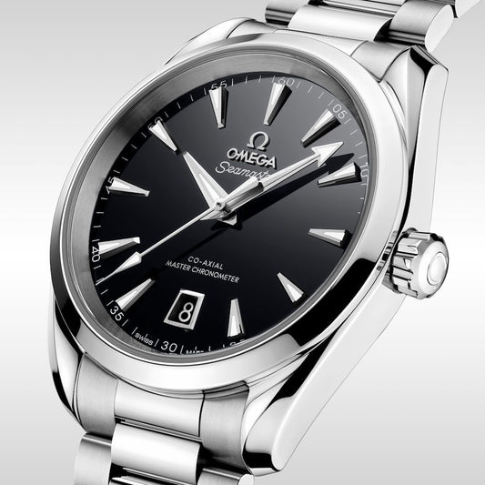 OMEGA Seamaster Aqua Terra 150m Steel Chronometer 38mm Watch O22010382001004 at DMR and the OMEGA Boutique Liverpool