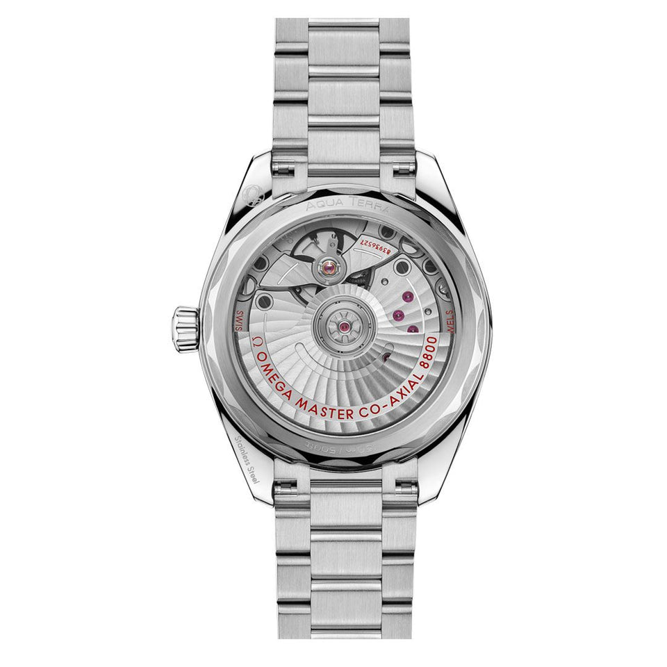 OMEGA Seamaster Aqua Terra 150m Steel Chronometer 34mm Watch at DMR and the OMEGA Boutique Liverpool