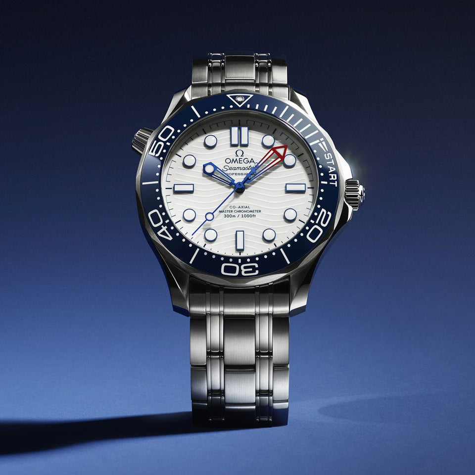 OMEGA Seamaster Diver 300M America's Cup Edition 42mm Watch at DMR and the OMEGA Boutique Liverpool