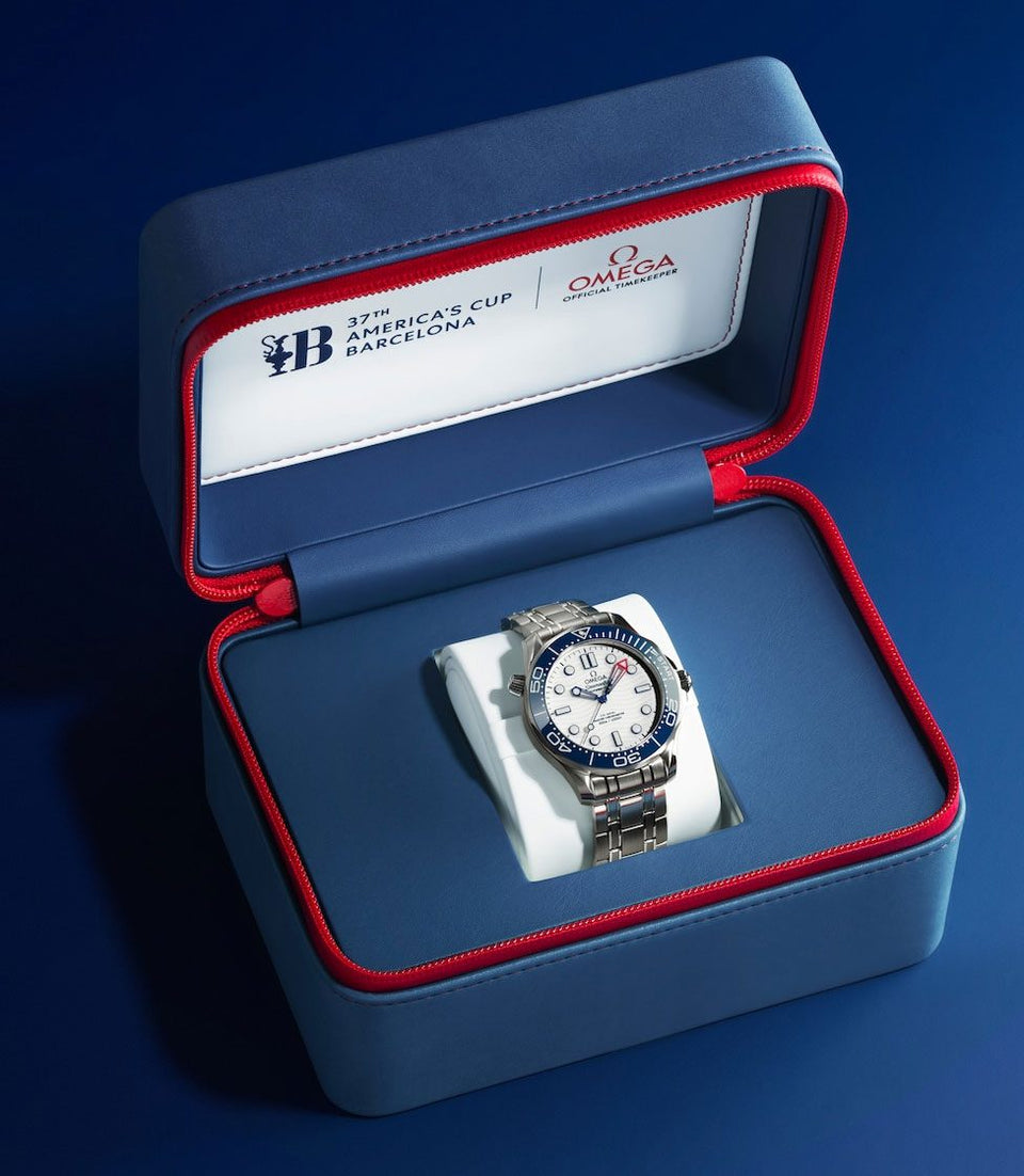 OMEGA Seamaster Diver 300M America's Cup Edition 42mm Watch at DMR and the OMEGA Boutique Liverpool