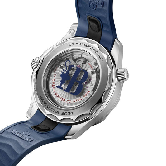 OMEGA Seamaster Diver 300M America's Cup Edition 42mm Watch O21032422004002 at DMR and the OMEGA Boutique Liverpool