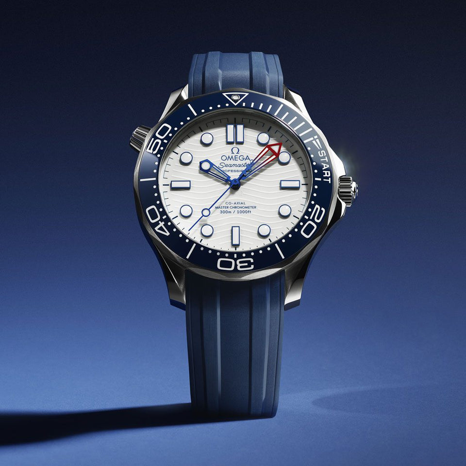 OMEGA Seamaster Diver 300M America's Cup Edition 42mm Watch at DMR and the OMEGA Boutique Liverpool