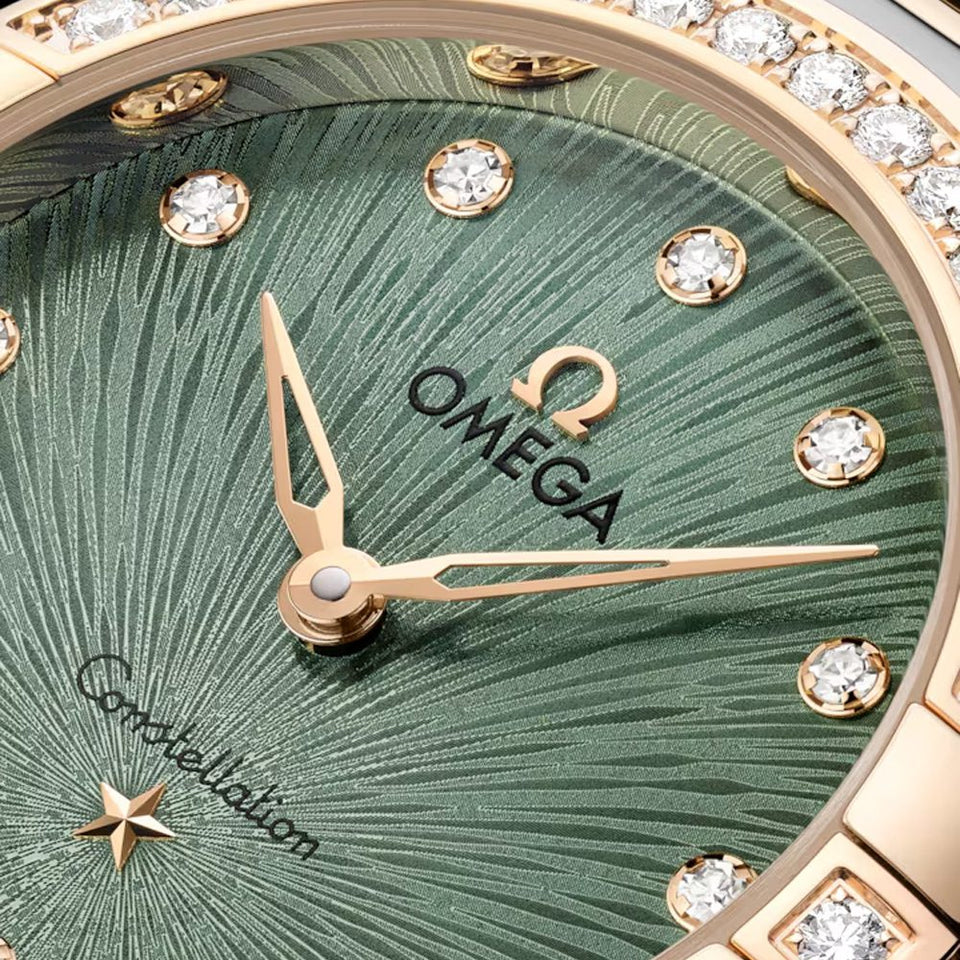 OMEGA Constellation Moonshine&trade; Gold & Steel Quartz 28mm Watch at DMR and the OMEGA Boutique Liverpool