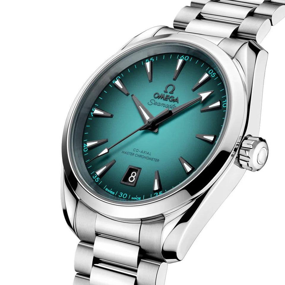 OMEGA Seamaster Aqua Terra Steel Chronometer 38mm Watch at DMR and the OMEGA Boutique Liverpool