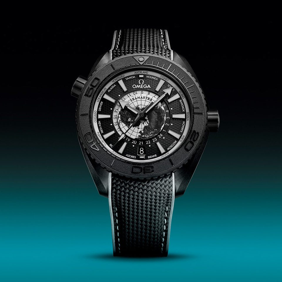 OMEGA Seamaster Planet Ocean Worldtimer 45.5mm Watch at DMR and the OMEGA Boutique Liverpool