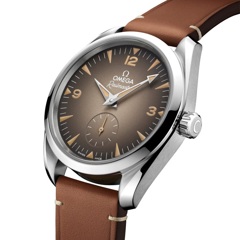 OMEGA Seamaster Railmaster Co-Axial Master Chronometer 38mm Watch at DMR and the OMEGA Boutique Liverpool