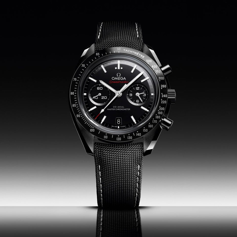 OMEGA Speedmaster Dark Side of the Moon 44.25mm Automatic Watch at DMR and the OMEGA Boutique Liverpool
