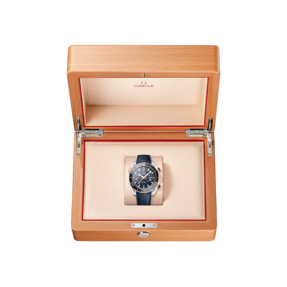 OMEGA Seamaster Planet Ocean 600M Chronograph 45.5mm Watch O21523465103001 at DMR and the OMEGA Boutique Liverpool