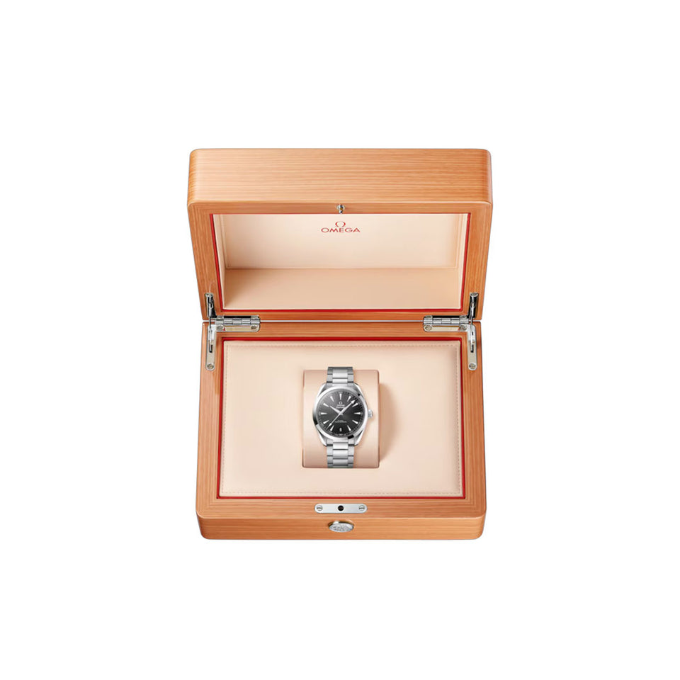 OMEGA Seamaster Aqua Terra 150M Steel Chronometer 41mm Watch O22010412101001 at DMR and the OMEGA Boutique Liverpool