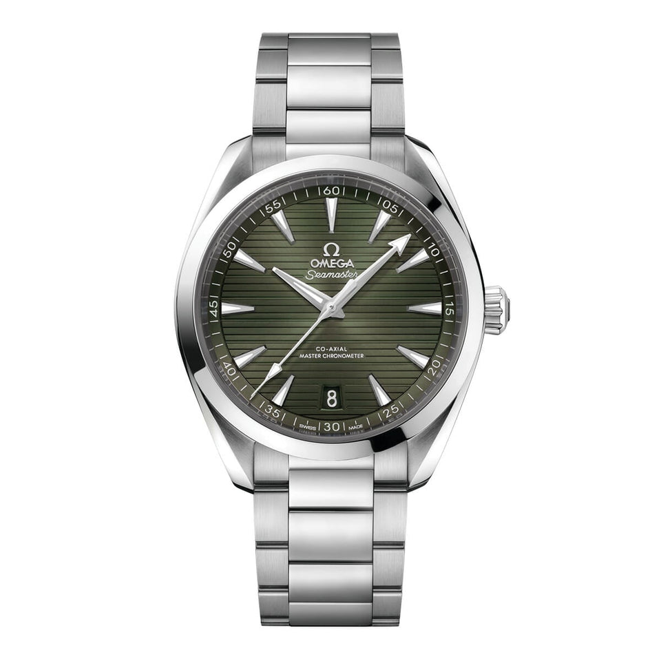 OMEGA Seamaster Aqua Terra 150m Co-Axial Master Chronometer 41mm Watch O22010412110001 at DMR and the OMEGA Boutique Liverpool