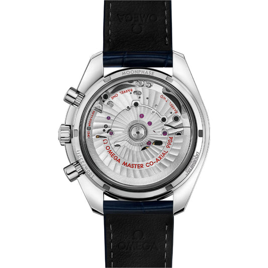 OMEGA Speedmaster Moonphase Chronograph 44mm Watch O30433445203001 at DMR and the OMEGA Boutique Liverpool