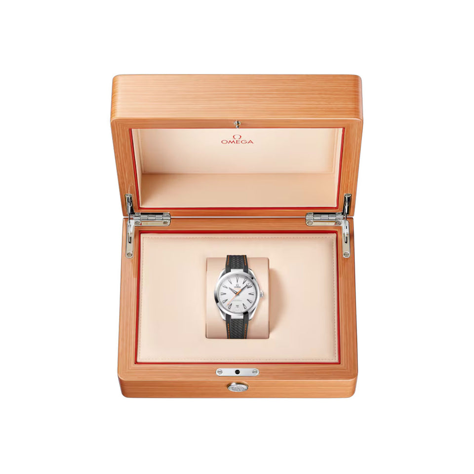 OMEGA Seamaster Aqua Terra 150M Chronometer 41mm Watch O22012412102002 at DMR and the OMEGA Boutique Liverpool