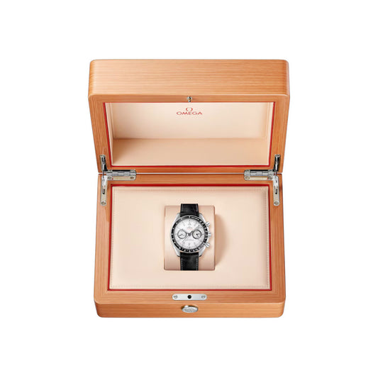 OMEGA Speedmaster Racing Steel Chronograph 44mm Watch O32933445104001 at DMR and the OMEGA Boutique Liverpool