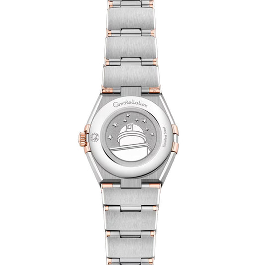 OMEGA Constellation Quartz Steel Sedna&trade; Gold 25mm Watch O13120256055001 at DMR and the OMEGA Boutique Liverpool