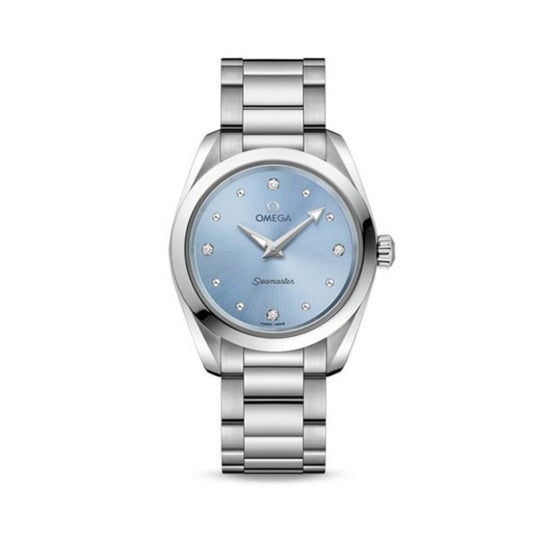 OMEGA Seamaster Aqua Terra 150m Quartz 28mm Watch O22010286053001 at DMR and the OMEGA Boutique Liverpool