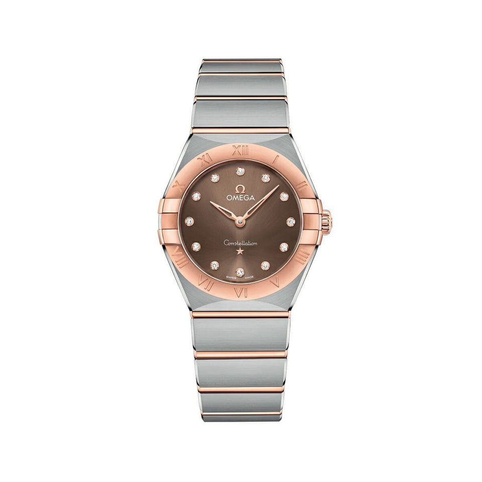 OMEGA Constellation Quartz 28mm Watch O13120286063001 at DMR and the OMEGA Boutique Liverpool