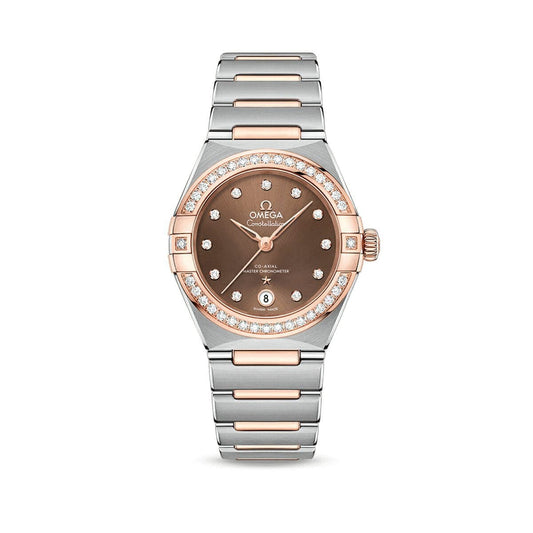 OMEGA Constellation Quartz Master Chronometer 29mm Watch O13125292063001 at DMR and the OMEGA Boutique Liverpool