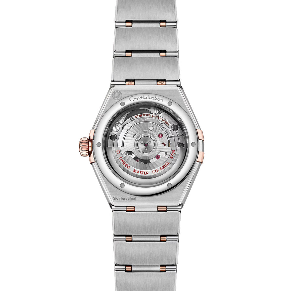 OMEGA Constellation Quartz Master Chronometer 29mm Watch O13125292063001 at DMR and the OMEGA Boutique Liverpool