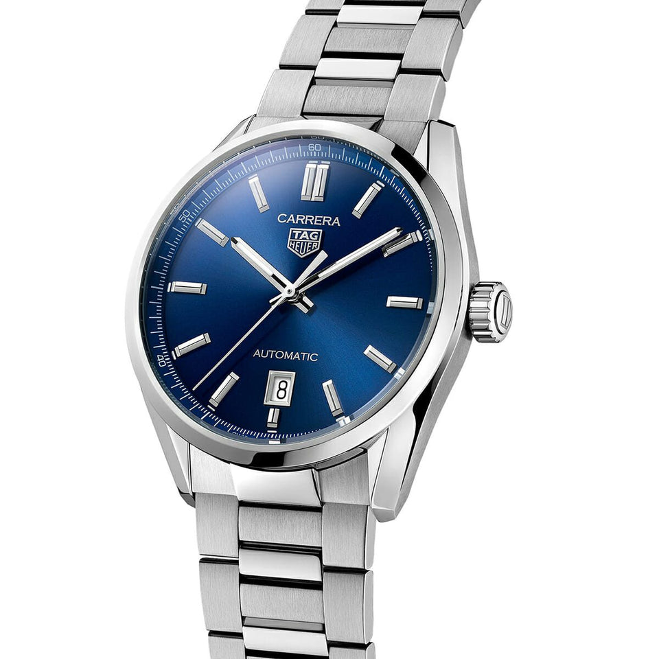 TAG Heuer Carrera Calibre 5 Automatic 39mm Watch WBN2112.BA0639 at David M Robinson