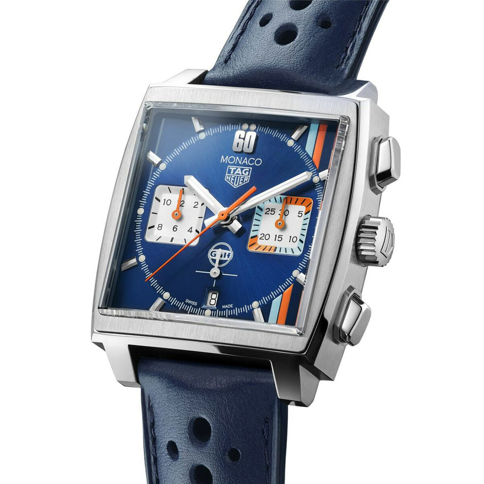 TAG Heuer Monaco Gulf Special Edition 39mm Watch at David M Robinson