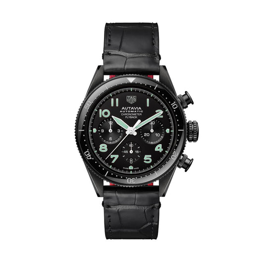 TAG Heuer Autavia Automatic Flyback 42mm Watch at David M Robinson