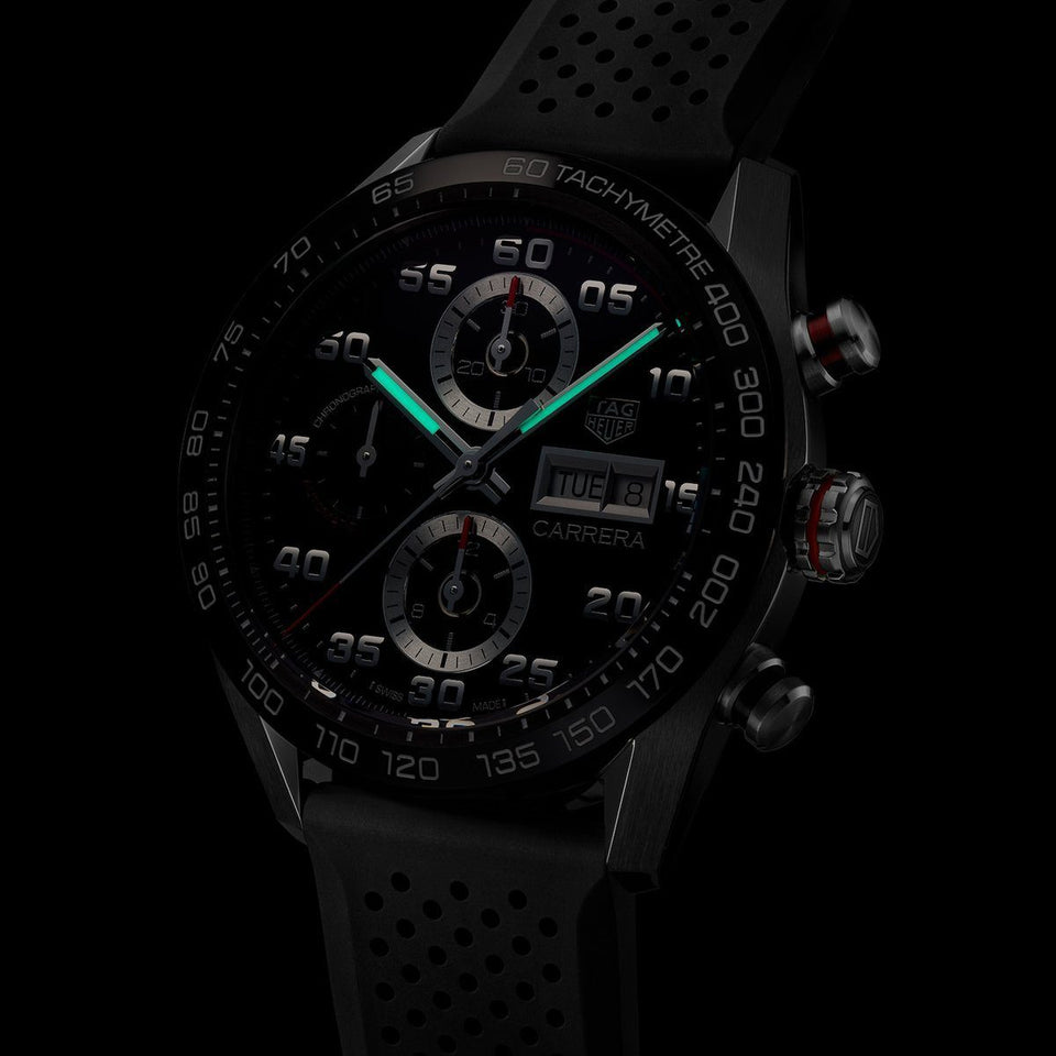 TAG Heuer Carrera Automatic Chronograph 44mm Watch at David M Robinson