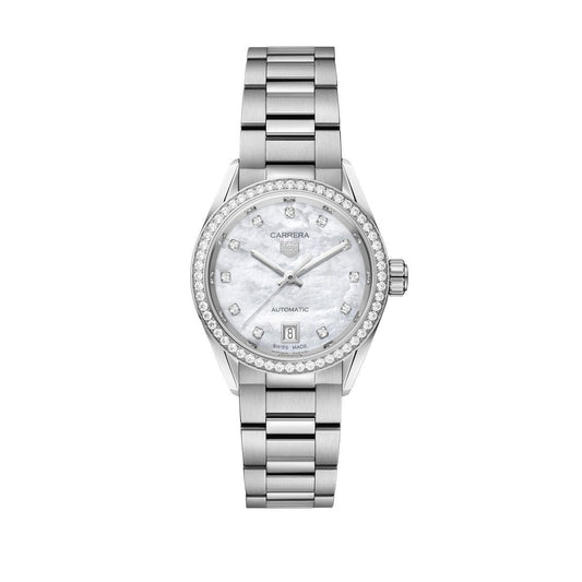 TAG Heuer Carrera Date Steel Automatic 29mm Watch at David M Robinson