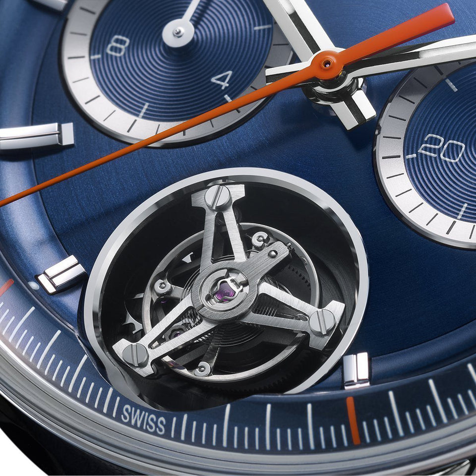 TAG Heuer Carrera Chronograph Tourbillon 42mm Watch at David M Robinson